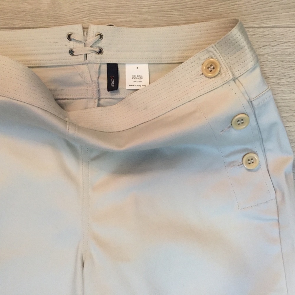 JCrew Sailor Cropped Pants - Picture 2 of 5